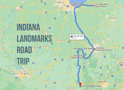 This Epic Road Trip Leads To 7 Iconic Landmarks In Indiana