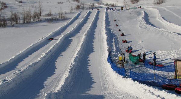 With 4 Long Lanes, Alaska’s Largest Snowtubing Park Offers Plenty Of Space For Everyone