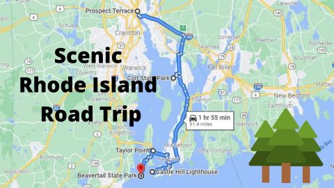 This 51.4 Mile Road Trip Leads To Some Of The Most Scenic Parts Of Rhode Island, No Matter What Time Of Year It Is