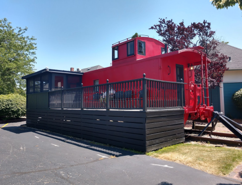 Spend The Night In An Authentic 1920s Railroad Caboose Near The Shores Of Lake Michigan