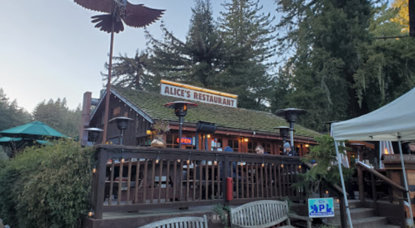 Tucked Away In The Forest, Alice’s Restaurant Is A Gorgeous Restaurant In Northern California With Unforgettable Food