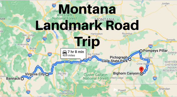 This Epic Road Trip Leads To 5 Iconic Landmarks In Montana