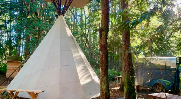 Spend The Night Under A Tipi At This Unique Washington AirBnb
