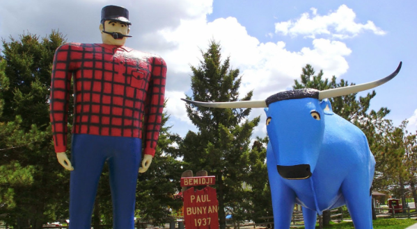 Here’s The Story Behind The Massive Paul Bunyan Statue In Minnesota