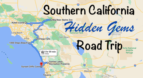 Take This Hidden Gems Road Trip When You Want To See Some Little-Known Places In Southern California