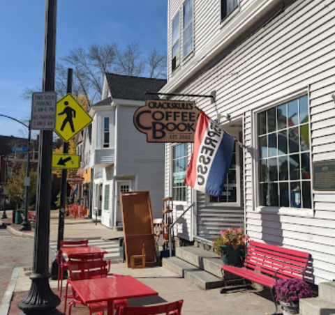 Wander Through The Shelves Of Crackskull's Coffee & Books In New Hampshire For a Good Read And A Brew