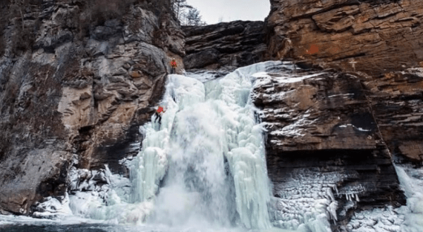 Not Many People Know You Can Go Ice Climbing Right Here In North Carolina