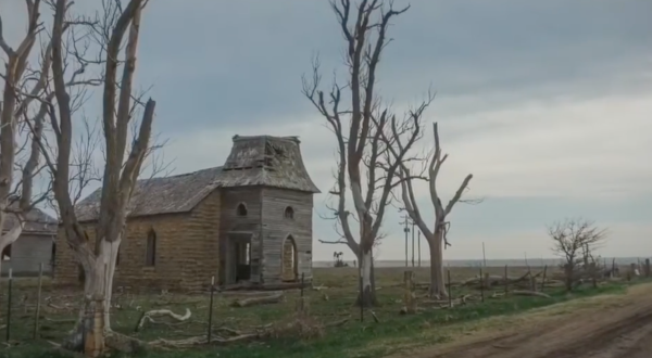 A Church Was Built And Left To Decay In The Middle Of This Kansas Ghost Town