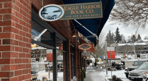 Wander Through The Shelves Of East Harbor Book Co. And Stop For Snack Time At Cups Espresso & Cafes In Washington
