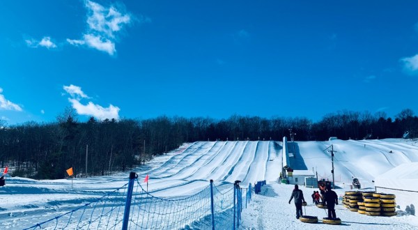 With 10 Lanes, Maine’s Largest Snowtubing Park Offers Plenty Of Space For Everyone