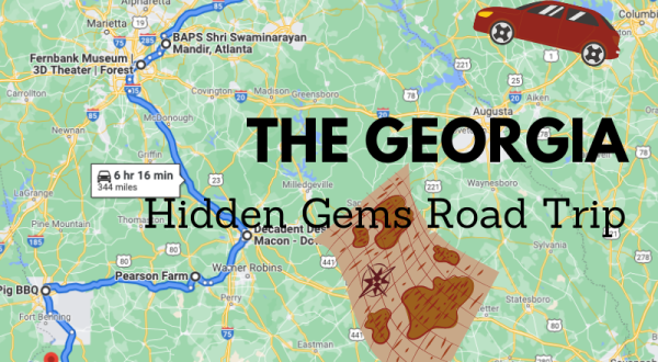 Take This Hidden Gems Road Trip When You Want To See Some Little-Known Places In Georgia