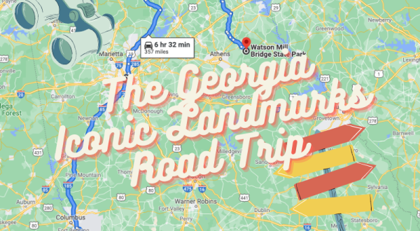 This Epic Road Trip Leads To 7 Iconic Landmarks In Georgia