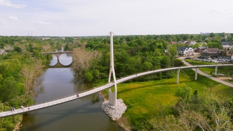 The Dublin Bridge Walk In Ohio Will Make Your Stomach Drop
