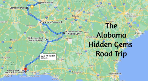 Take This Hidden Gems Road Trip When You Want To See Some Little-Known Places In Alabama