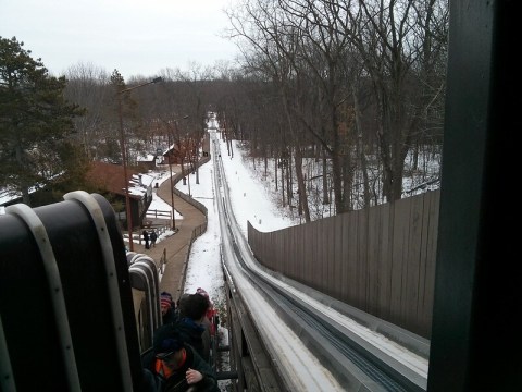 You'll Reach Speeds Of Up To 42 MPH On Indiana's Epic Toboggan Run