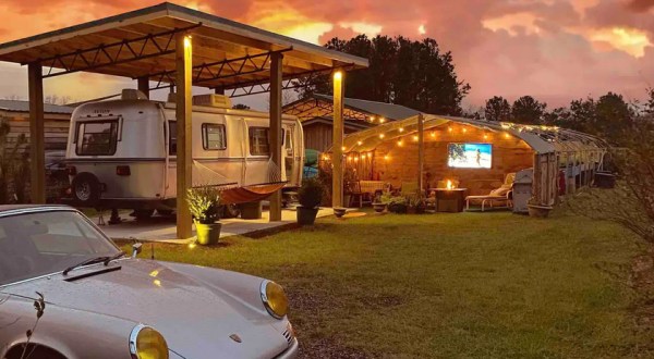 This Silver Bullet Airstream Trailer Near The Alabama Gulf Coast Lets You Glamp In Style