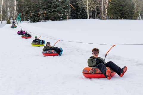 Tackle A Snow Tubing Hill At Sunrise Park Resort In Arizona This Year
