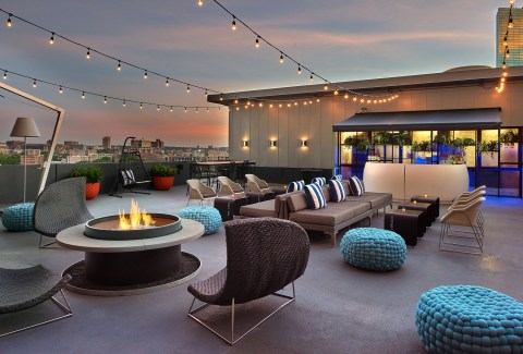 Sip Drinks With Views At Rooftop At Revere, The Largest Rooftop Bar In Massachusetts