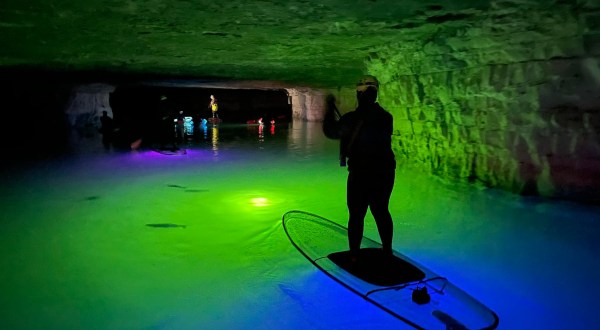 You’ll Have The Most Kentucky Day Ever When You Stand Up Paddleboard Through An Underground Cavern