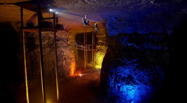 We Bet You Didn’t Know That Kentucky Was Home To The Only Fully Underground Zip Line In The World