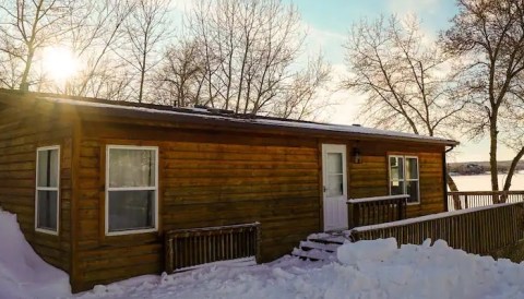 The Whole Family Will Love A Visit To This Adorable Lakeside Cabin In North Dakota