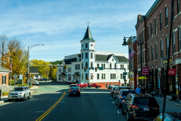 View of downtown Littleton, Newhampshire