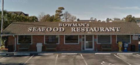 Some Of The Best Crispy Fried Seafood In North Carolina Can Be Found At Bowman’s Restaurant