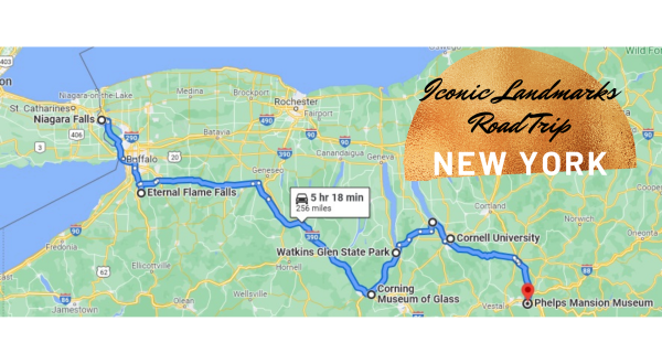 This Epic Road Trip Leads To 7 Iconic Landmarks In New York