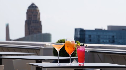 Sip Drinks Above The Clouds At Patrick’s Rooftop, One Of The Tallest Rooftop Bars In New York