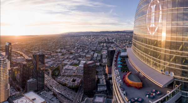 Sip Drinks Above The Clouds At Spire 73, The Tallest Rooftop Bar In Southern California