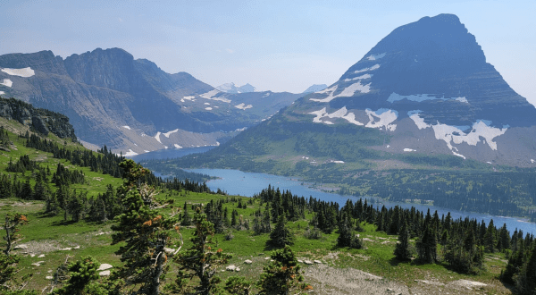 Take A Boardwalked Path To A Montana Overlook That Offers Gorgeous Views Of Glacier