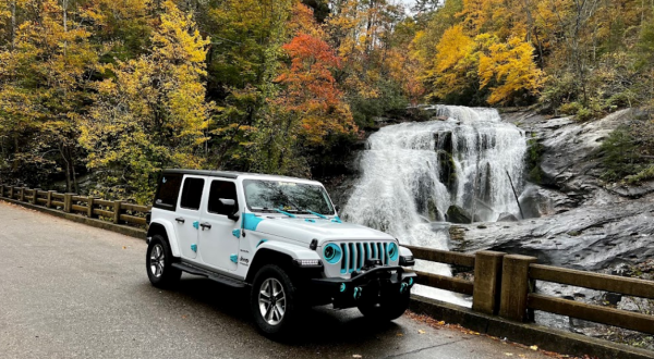 Tennessee’s Most Easily Accessible Waterfall Is Hiding In Plain Sight Along The Cherohala Skyway