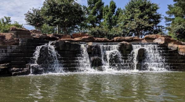 Oklahoma’s Most Easily Accessible Waterfall Is Hiding In Plain Sight In Bricktown
