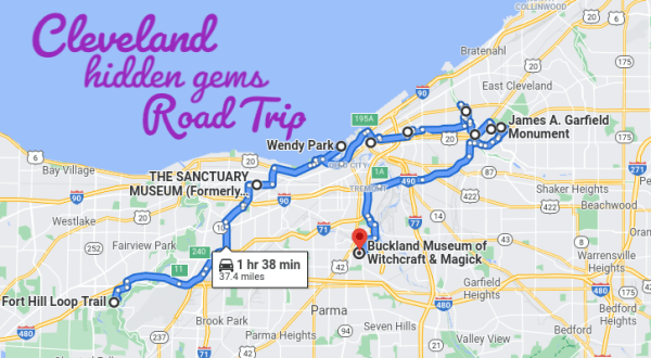 Take This Hidden Gems Road Trip When You Want To See Some Little-Known Places In Cleveland
