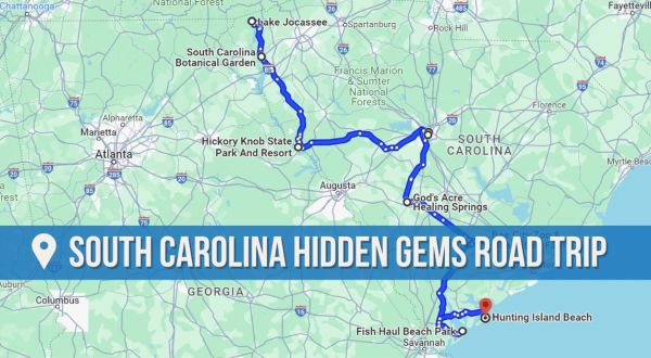 Take This Hidden Gems Road Trip When You Want To See Some Little-Known Places In South Carolina