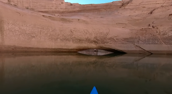 This Stunning Natural Arch In Arizona’s Lake Powell Is Visible For The First Time In Over 50 Years