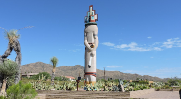Here’s The Story Behind The World’s Largest Kachina Doll Statue In Arizona