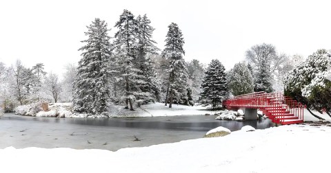 Take An Enchanting Winter Walk Through 110 Beautiful Acres At Dow Gardens In Michigan