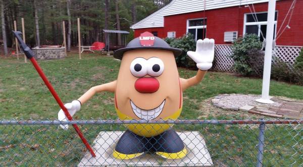Here’s The Story Behind The Potato Head Statues In Rhode Island