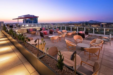 Sip Drinks Above The Clouds At Skysill Rooftop Lounge, The Tallest Rooftop Bar In Southern Arizona
