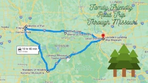This Family Friendly Road Trip Through Missouri Leads To Whimsical Attractions, Themed Restaurants, And More