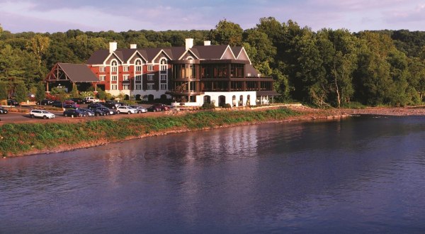 Dine While Overlooking The River At Lambertville Station In New Jersey