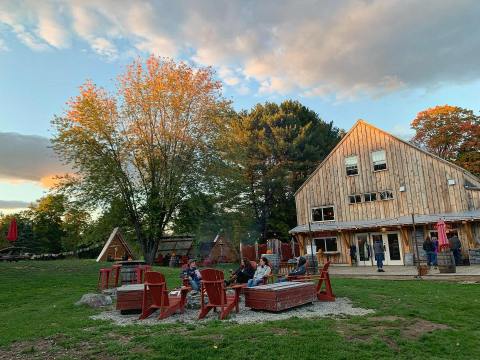 Order Pizza And A Pint While You Explore The Outdoors At This Only-In-Maine Brewery