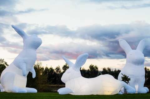 There Are Giant Rabbits Hiding At Pinecrest Gardens In Florida, Just Like Something Out Of A Storybook