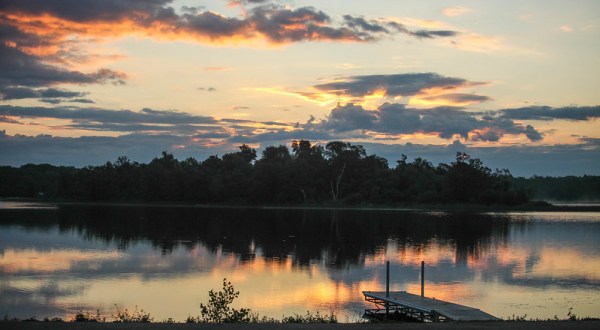 There’s A Lake Hiding In A North Dakota State Park Where You Can Camp Year-Round