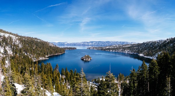 Few People Know This Tiny Rock In Northern California Is The Only Island In Lake Tahoe