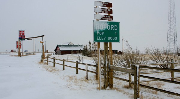 Few People Know This Impossibly Small Town In Wyoming Is The Highest Point On Route 80