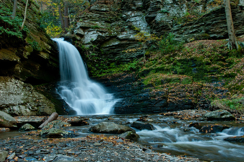 Spend The Day Exploring Waterfalls At Bushkill Falls