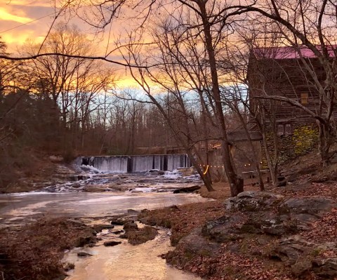 You’ll Never Forget Your Stay At Historic George Mill, A Magical Waterfall AirBnB In North Carolina