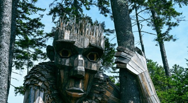 There Are Giant Trolls Hiding At The Coastal Maine Botanical Gardens In Maine Just Like Something Out Of A Storybook